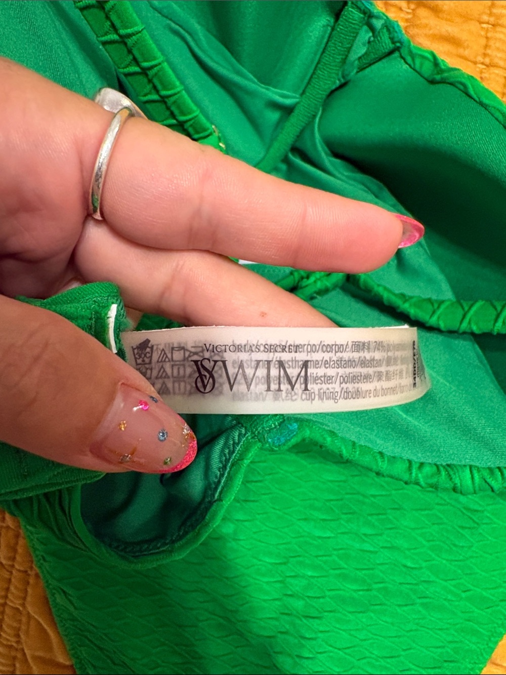Green Victoria’s Secret Bikini - Picture 4 of 5